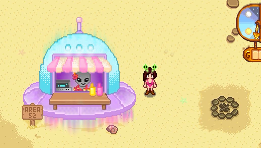 Area 52 Beach Vendor