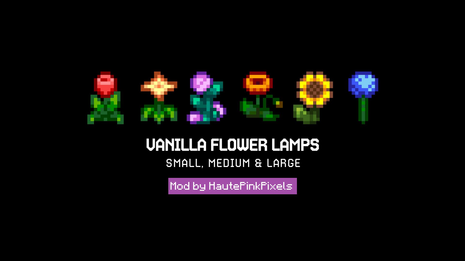 Vanilla Flower Lamps archive preview