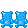 Blue Gummy Bear Lamp
