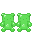 Green Gummy Bear Lamp
