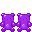 Purple Gummy Bear Lamp