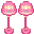 Rosy Swirl Lamp