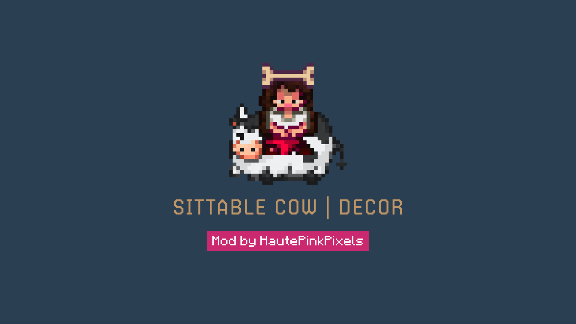 Sittable Cow