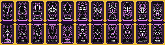Tarot Card Fronts