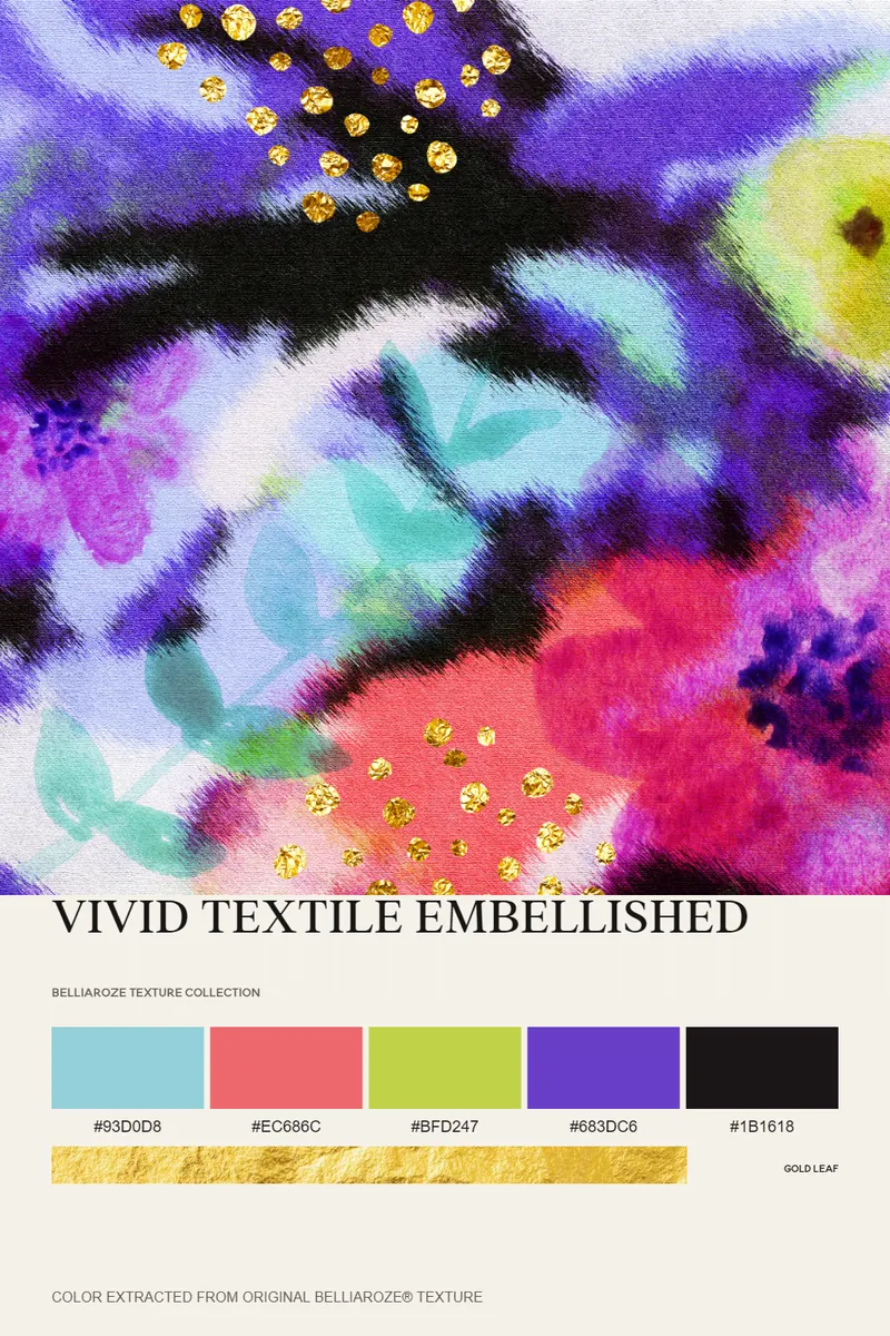 Vivid Textile Embellished