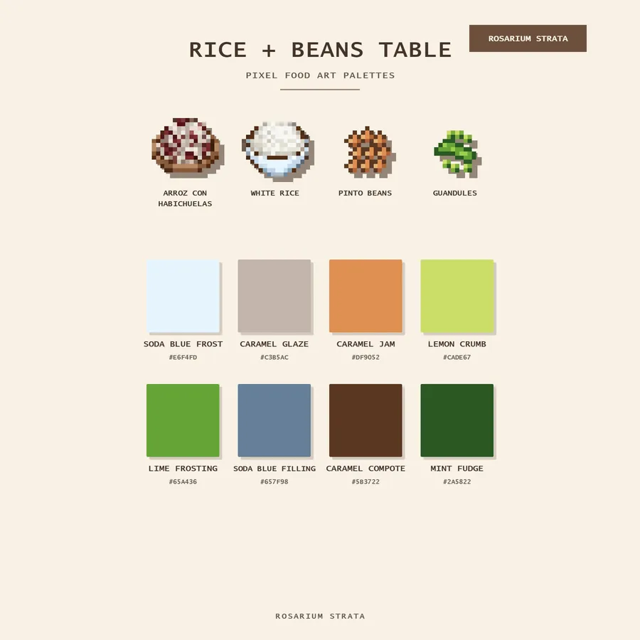 Rice Beans Table