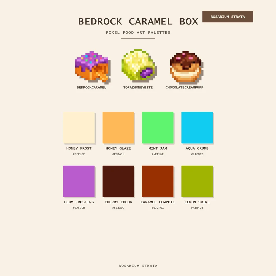 Bedrock Caramel Box
