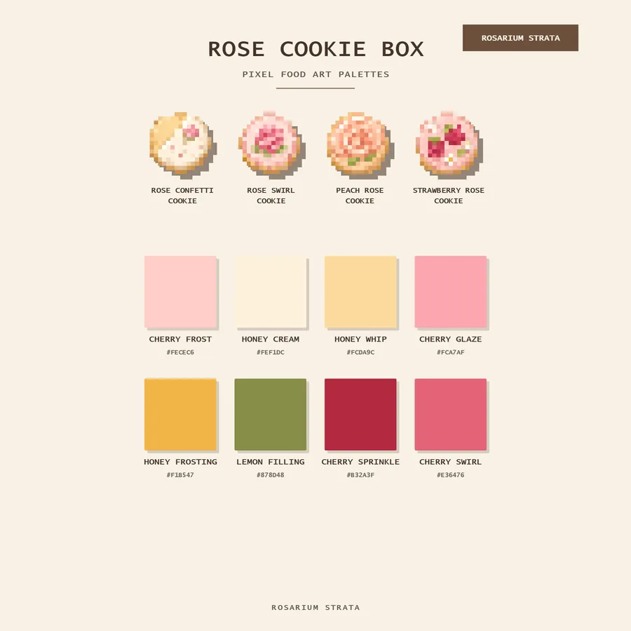 Rose Cookie Box