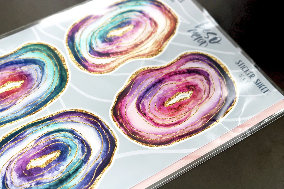 Geode Sticker Sheet