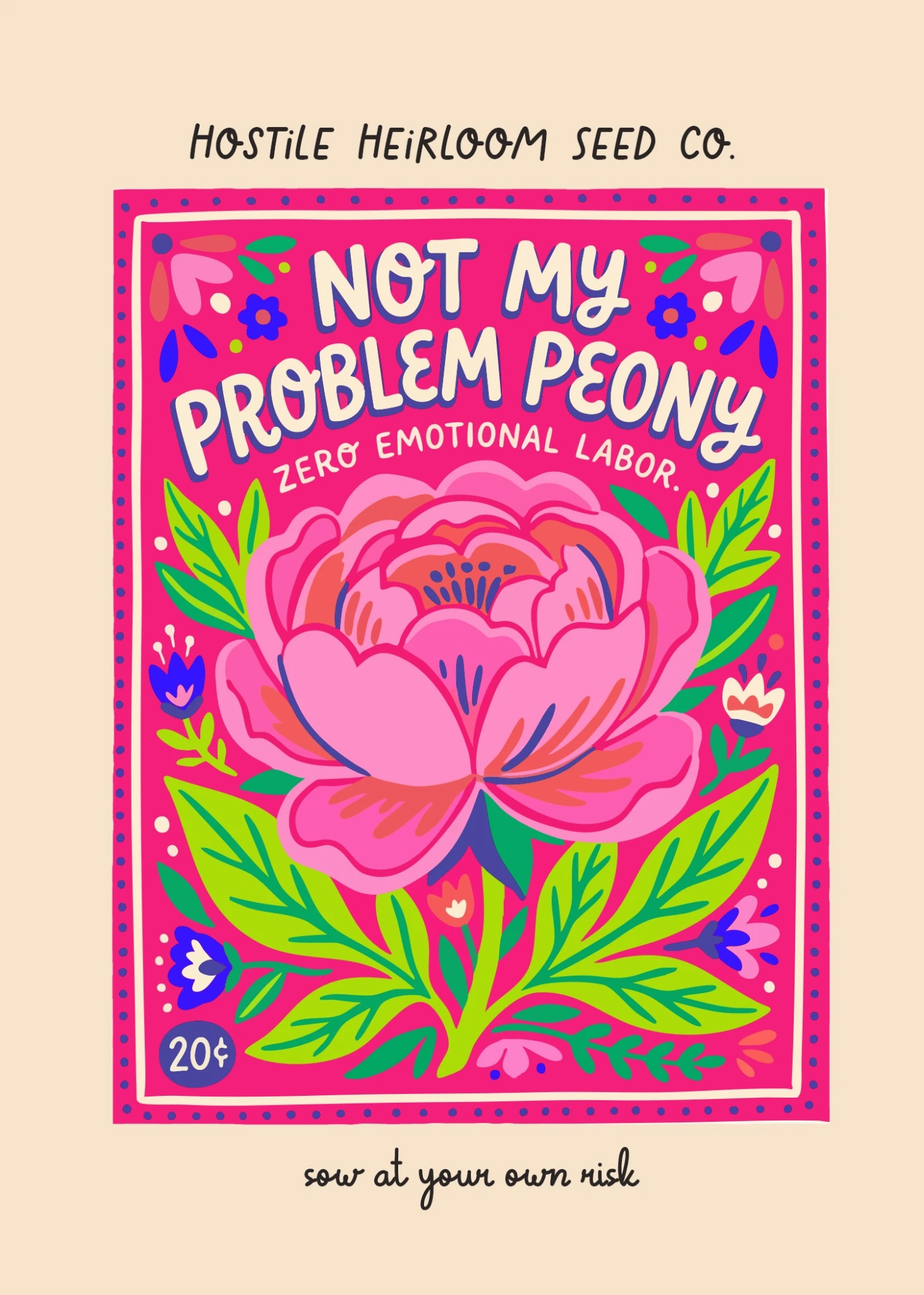 Not My Problem Peony