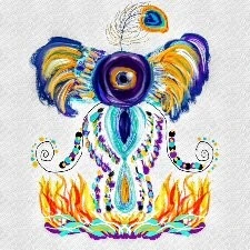 Peacock Eye Angel