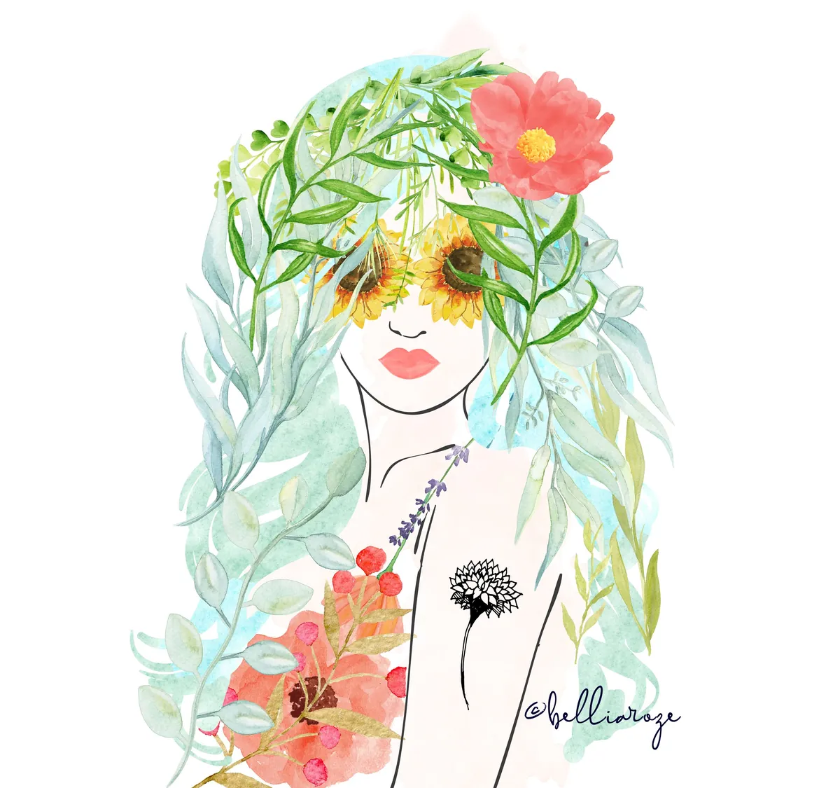 Floral Portrait