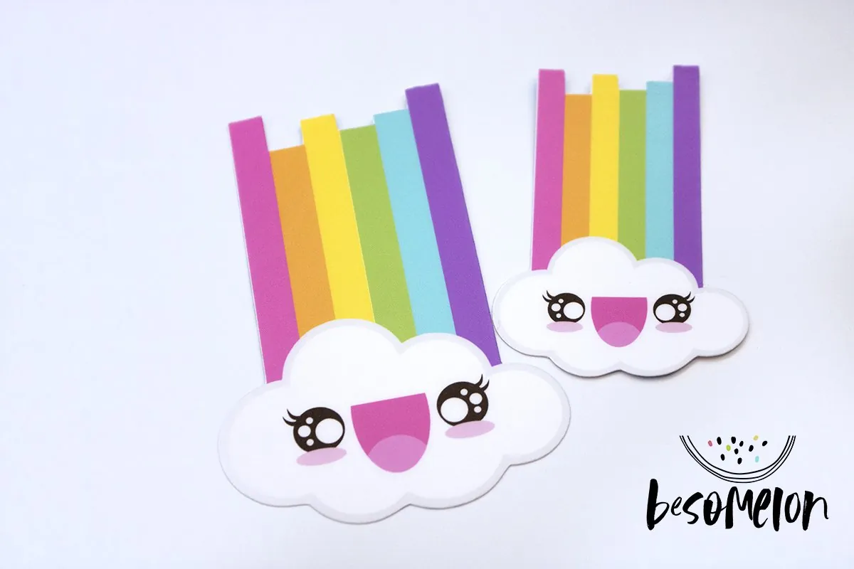 Rainbow Cloud Earrings — Product Shot
